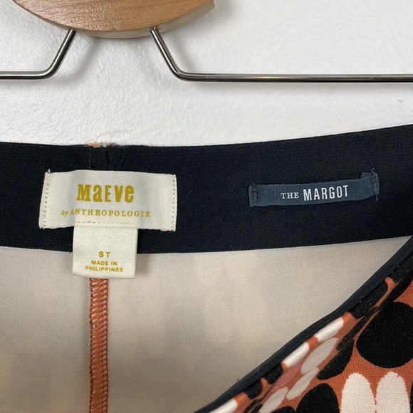 Maeve The Margot Kick Flare cropped pants women size Small Tall pull on stretch - Picture 6 of 8